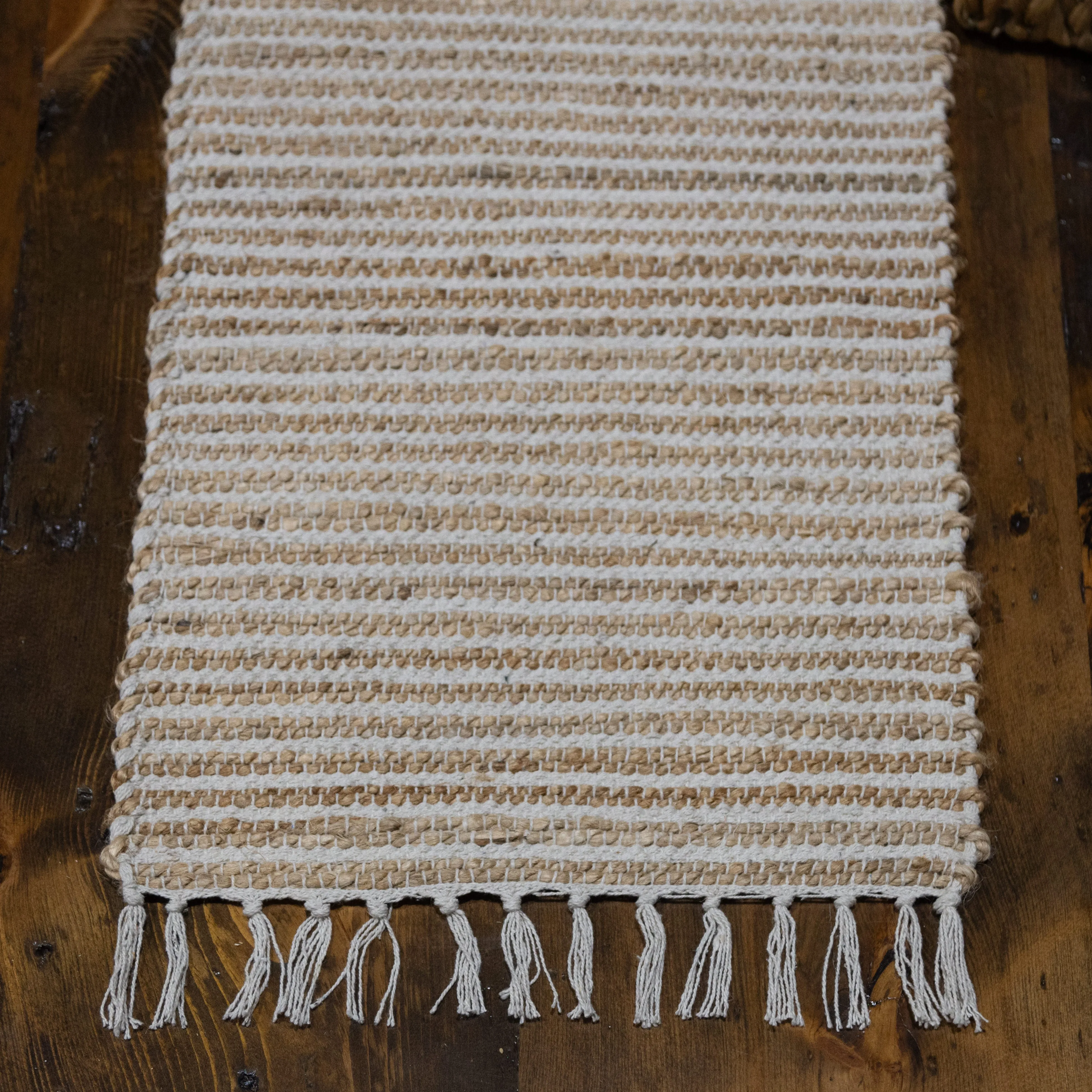 Jute and Natural Weave Table Runner