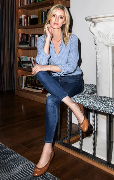 Kathy - Navy Leather