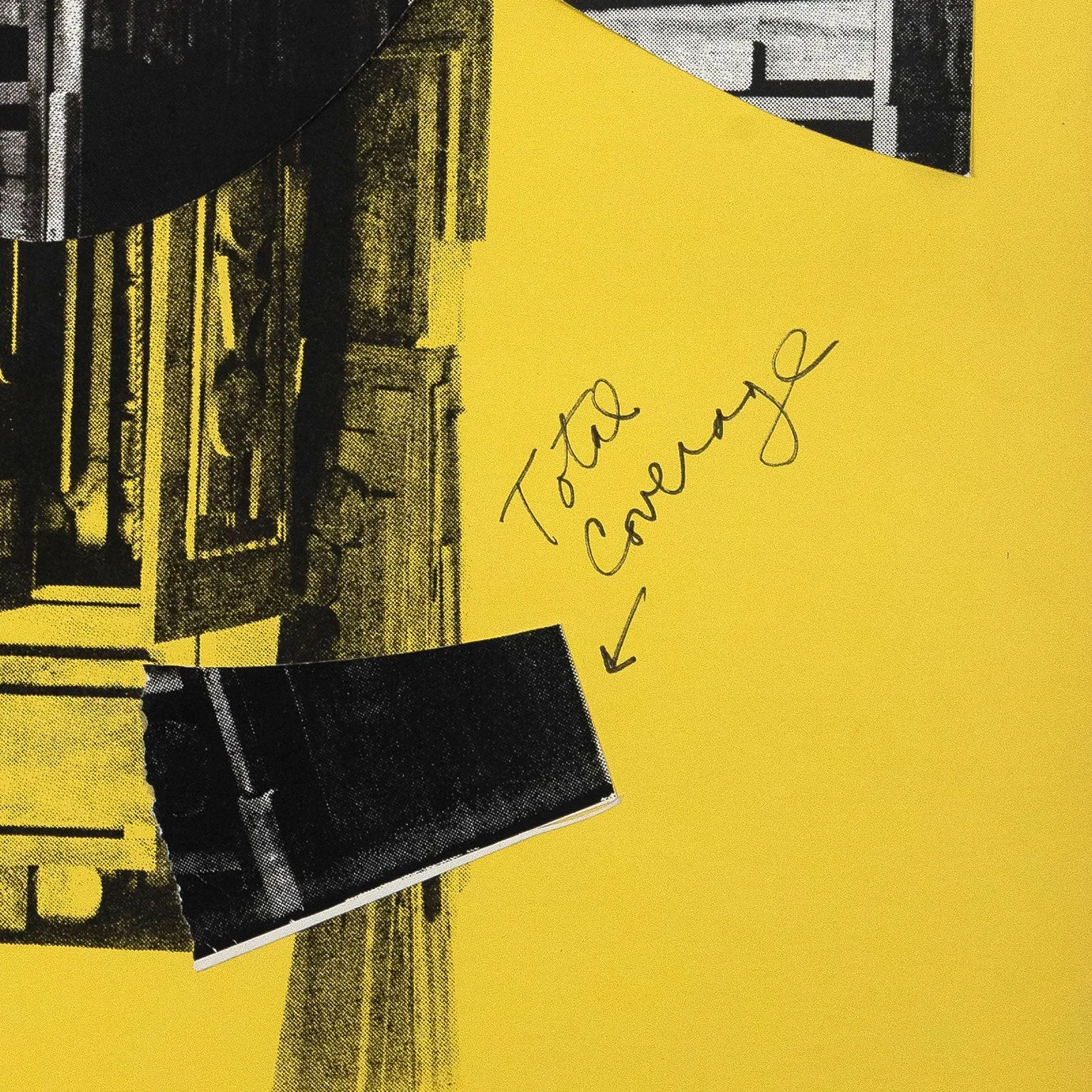 LOUISE NEVELSON "JUMBO" WORKING COLLAGE, 1966