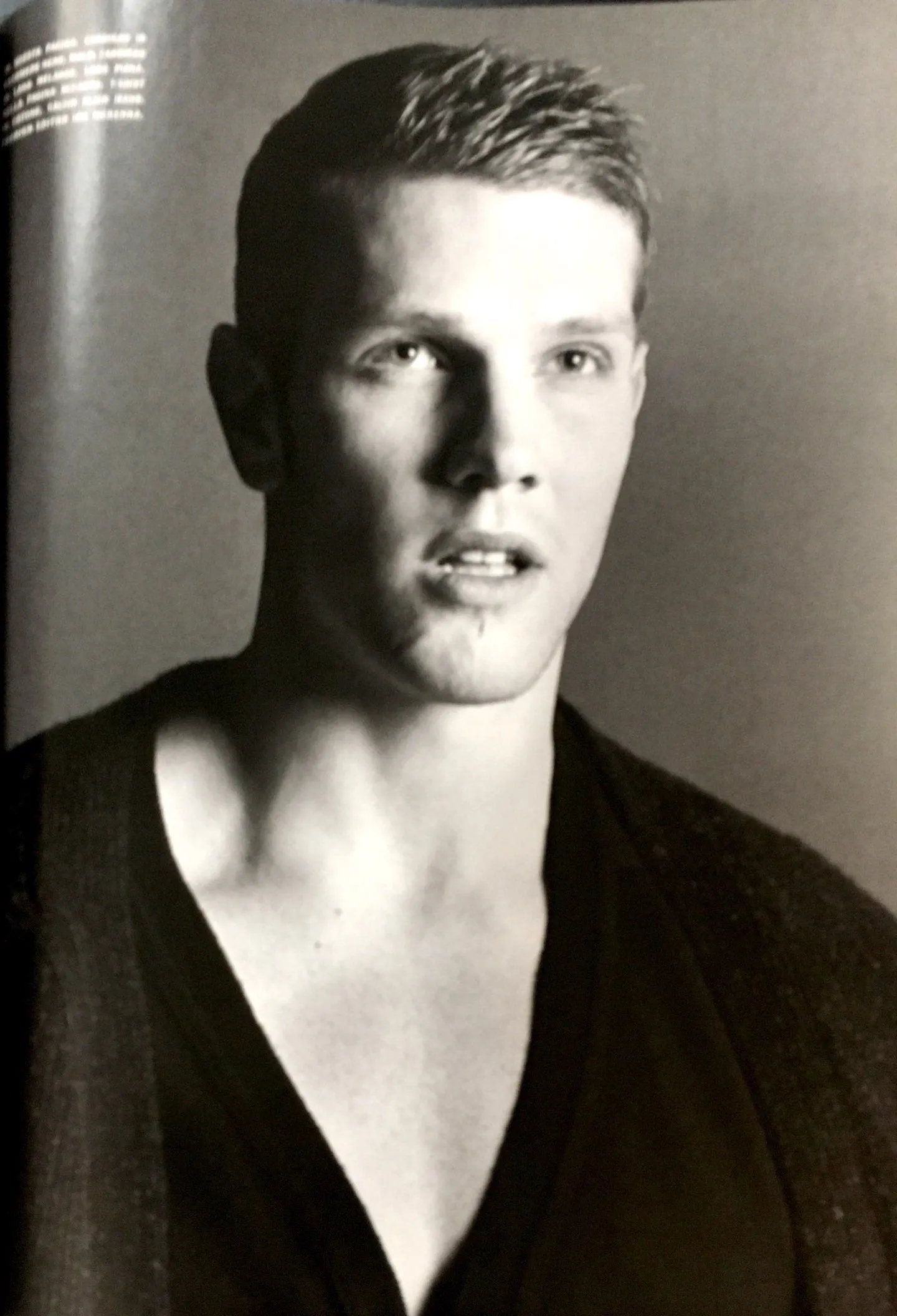 L'UOMO VOGUE Magazine 2007 GLADIATORS ON ICE by BRUCE WEBER Fredrik Sjostrom