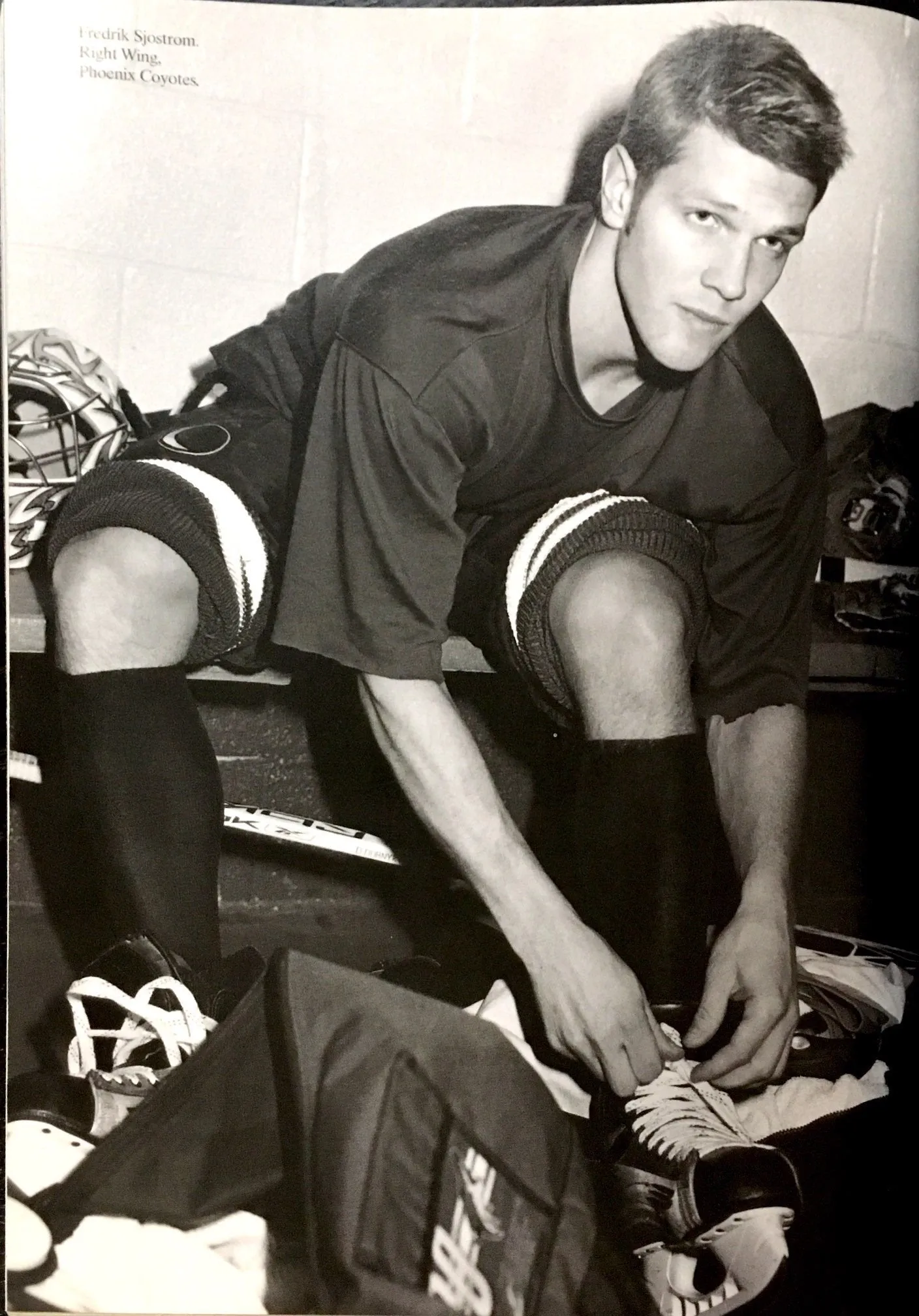 L'UOMO VOGUE Magazine 2007 GLADIATORS ON ICE by BRUCE WEBER Fredrik Sjostrom