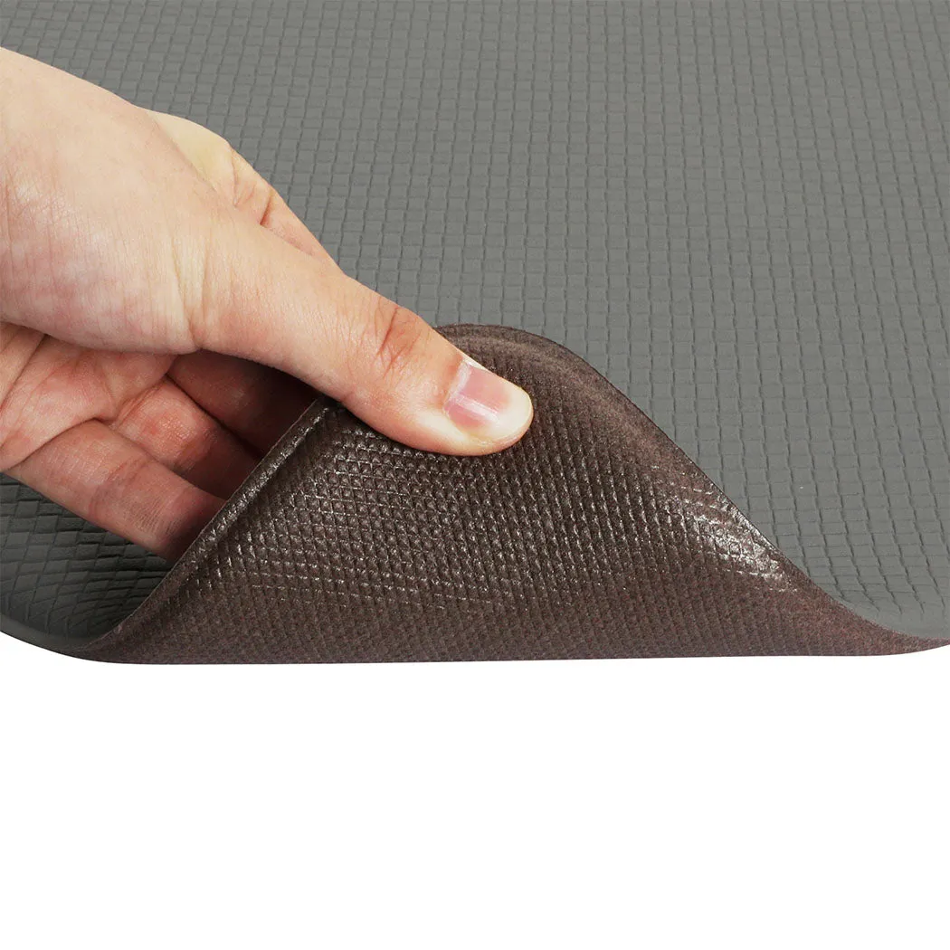 Marlow Kitchen Rug 2PCS Non Slip Anti Fatigue Mat Grey