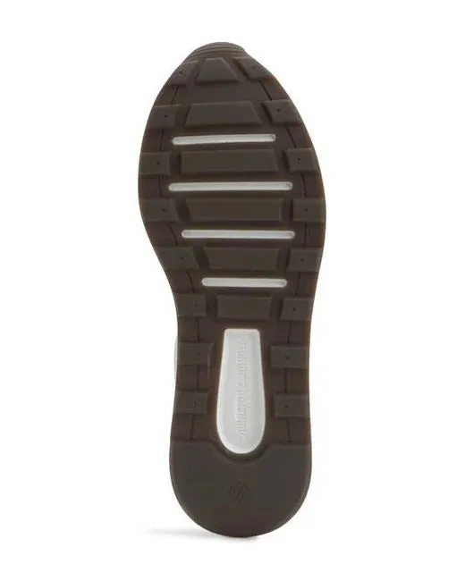 MEN'S JOHNSTON & MURPHY KINNON T-TOE | SAND SUEDE / WHITE FULL GRAIN