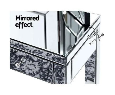 Mirrored Furniture Dressing Console Hallway Hall Table Sidebaord Drawers