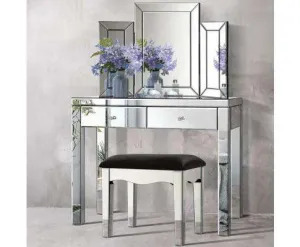 Mirrored Furniture Dressing Table Dresser Chest of Drawers Mirror Stool