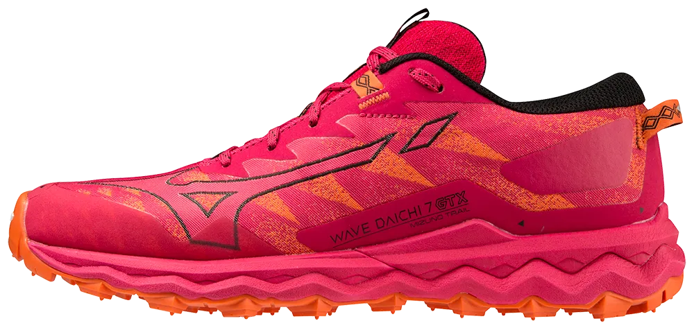 MIZUNO Wave Daichi 7 GTX, Damen, Jazzy/Tigerlily/Black