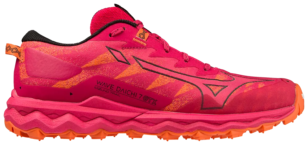 MIZUNO Wave Daichi 7 GTX, Damen, Jazzy/Tigerlily/Black