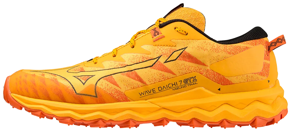 MIZUNO Wave Daichi 7 GTX, Herren, Zinnia/Tigerlily/Black