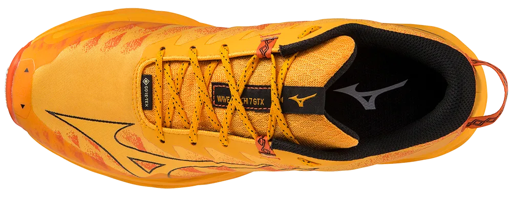 MIZUNO Wave Daichi 7 GTX, Herren, Zinnia/Tigerlily/Black