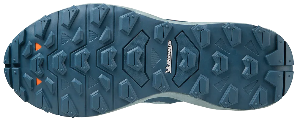 MIZUNO Wave Daichi 7, Herren, Forget-Me-Not/Provincial Blue/Light Orange, blau/orange