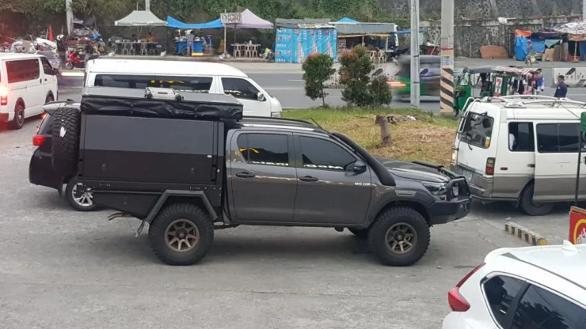MMoV Full Tray Canopy with 30L Head Board Water Tank (for international mid-size pick up truck)