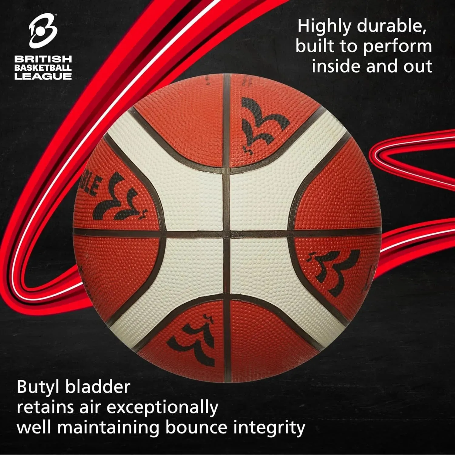 Molten (B6G2000-BB-K) Official Replica BBL Rubber Size 6 (Unbeatable Edition) rrp£25.00 - Only £6.99 Molten