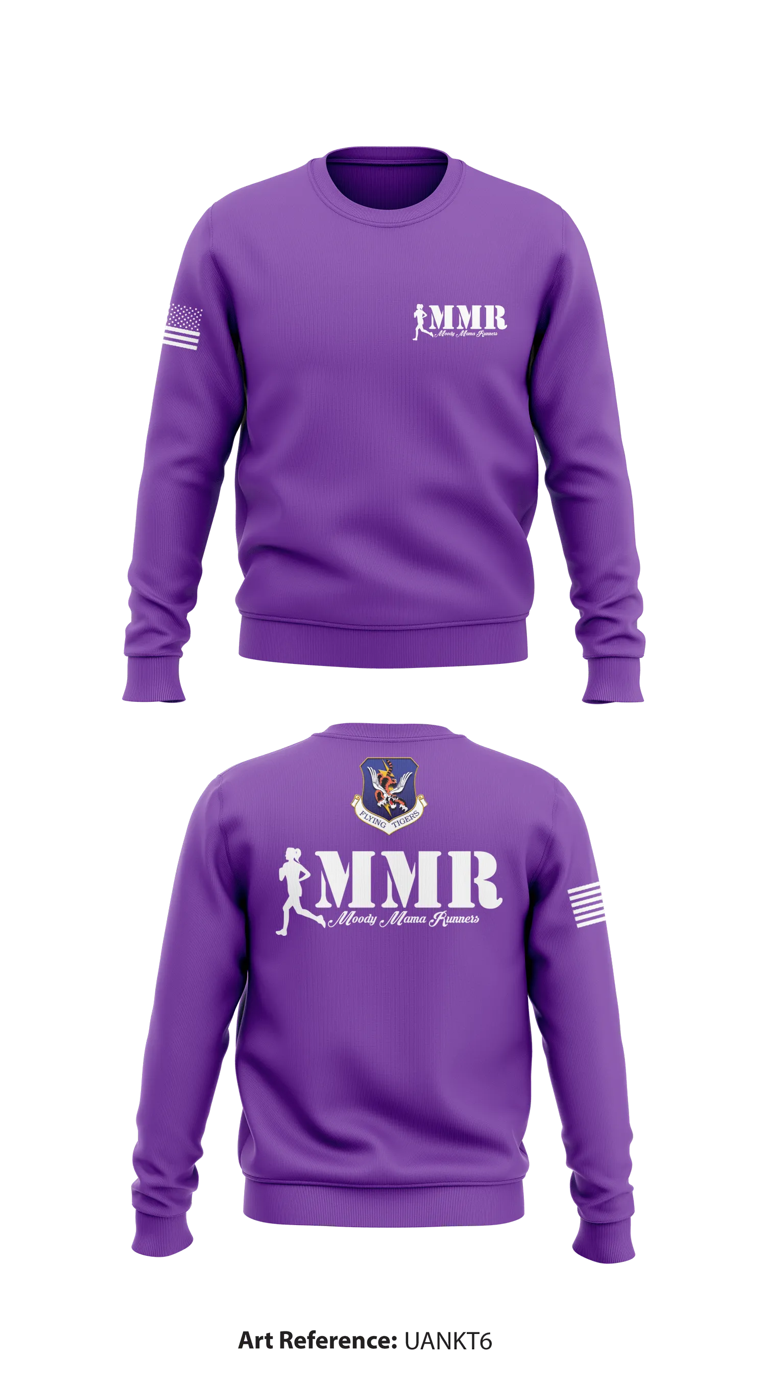 Moody Mama Runners Store 1 Core Men's Crewneck Performance Sweatshirt - UankT6