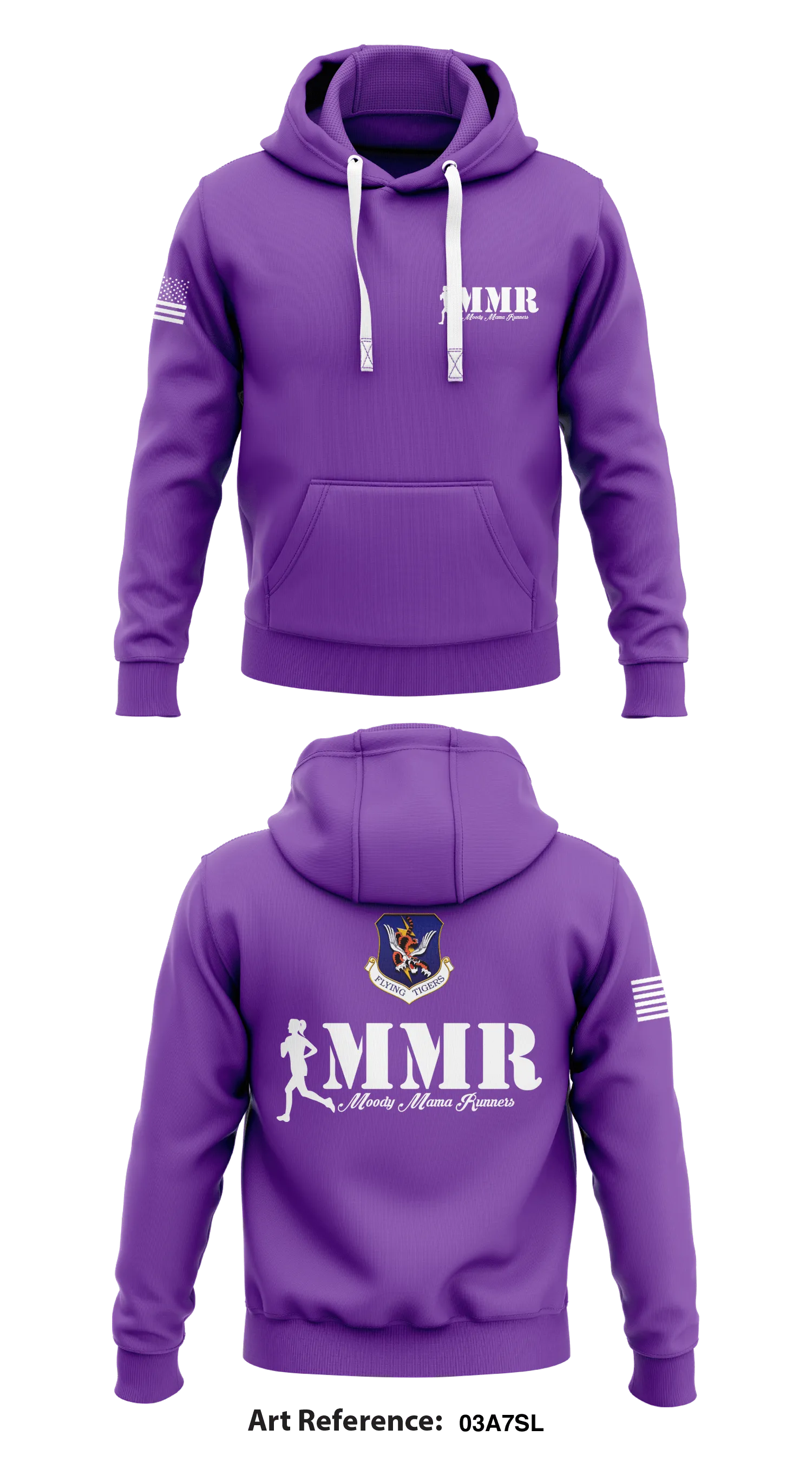 Moody Mama Runners Store 1  Core Men's Hooded Performance Sweatshirt - 03A7sL