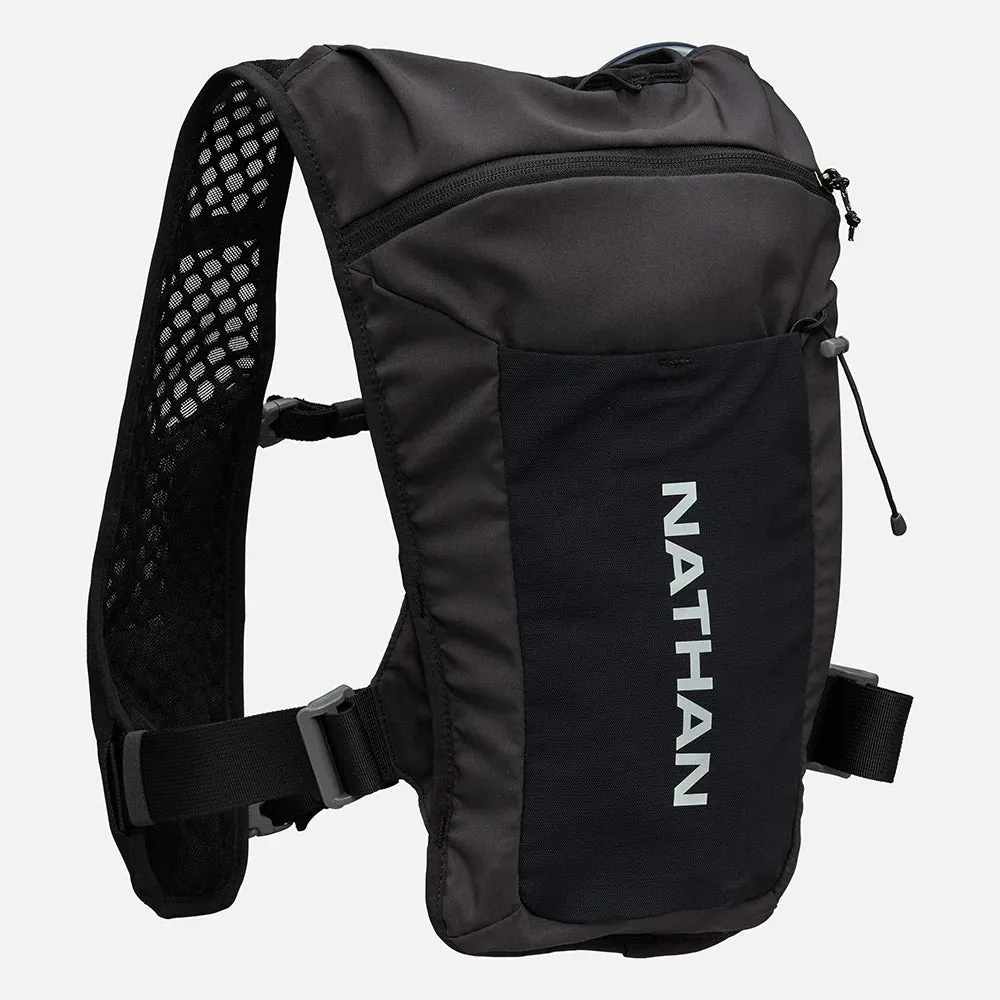 Nathan | QuickStart 3.0 4L Hydration Vest | Unisex | Black/Reflective Silver