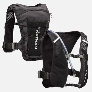 Nathan | QuickStart 3.0 6L Hydration Vest | Unisex | Black/Reflective Silver