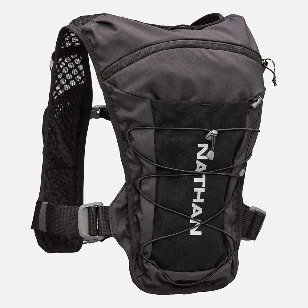 Nathan | QuickStart 3.0 6L Hydration Vest | Unisex | Black/Reflective Silver