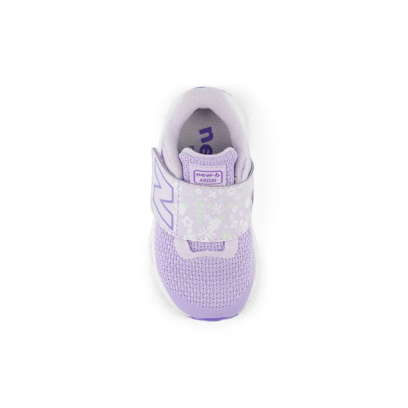 NEW BALANCE ARISHI V4 INFANT VELCRO - BRIGHT LAVENDAR