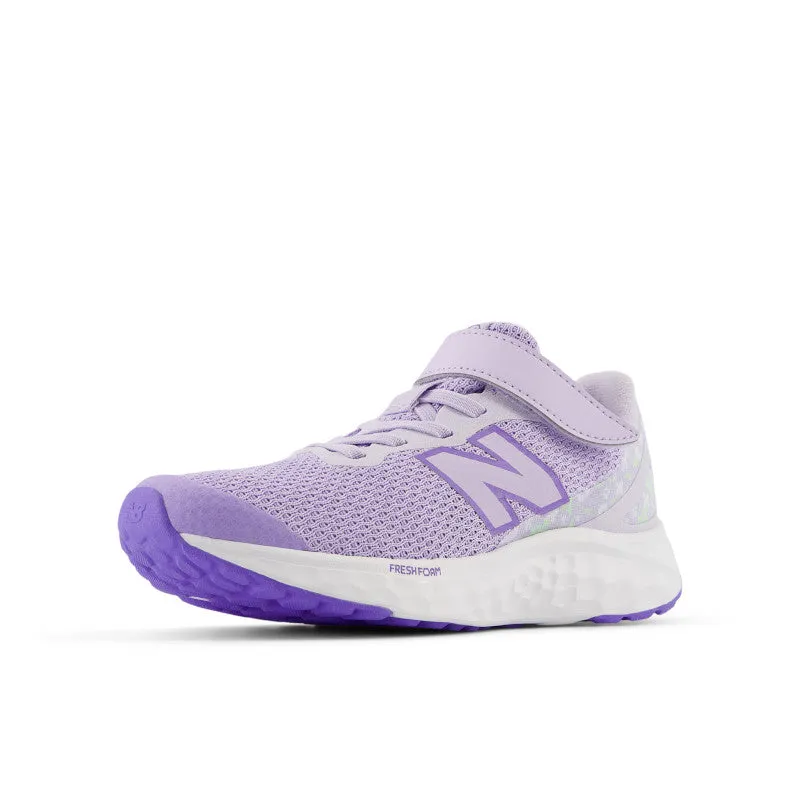 NEW BALANCE ARISHI V4  VELCRO YOUTH - BRIGHT LAVENDAR