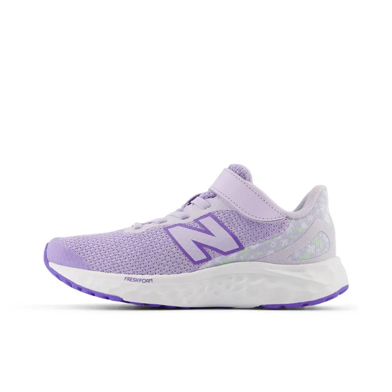 NEW BALANCE ARISHI V4  VELCRO YOUTH - BRIGHT LAVENDAR