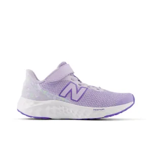 NEW BALANCE ARISHI V4  VELCRO YOUTH - BRIGHT LAVENDAR