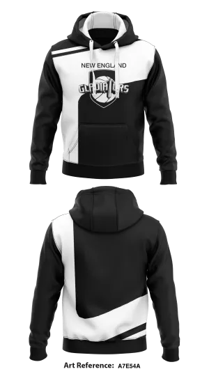 New England Gladiators  Core Men's Hooded Performance Sweatshirt - a7e54A