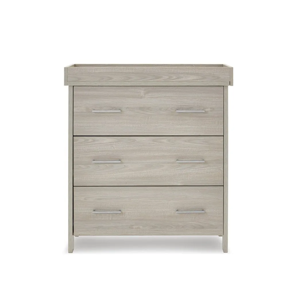 OBABY Nika Changing Unit - Grey Wash