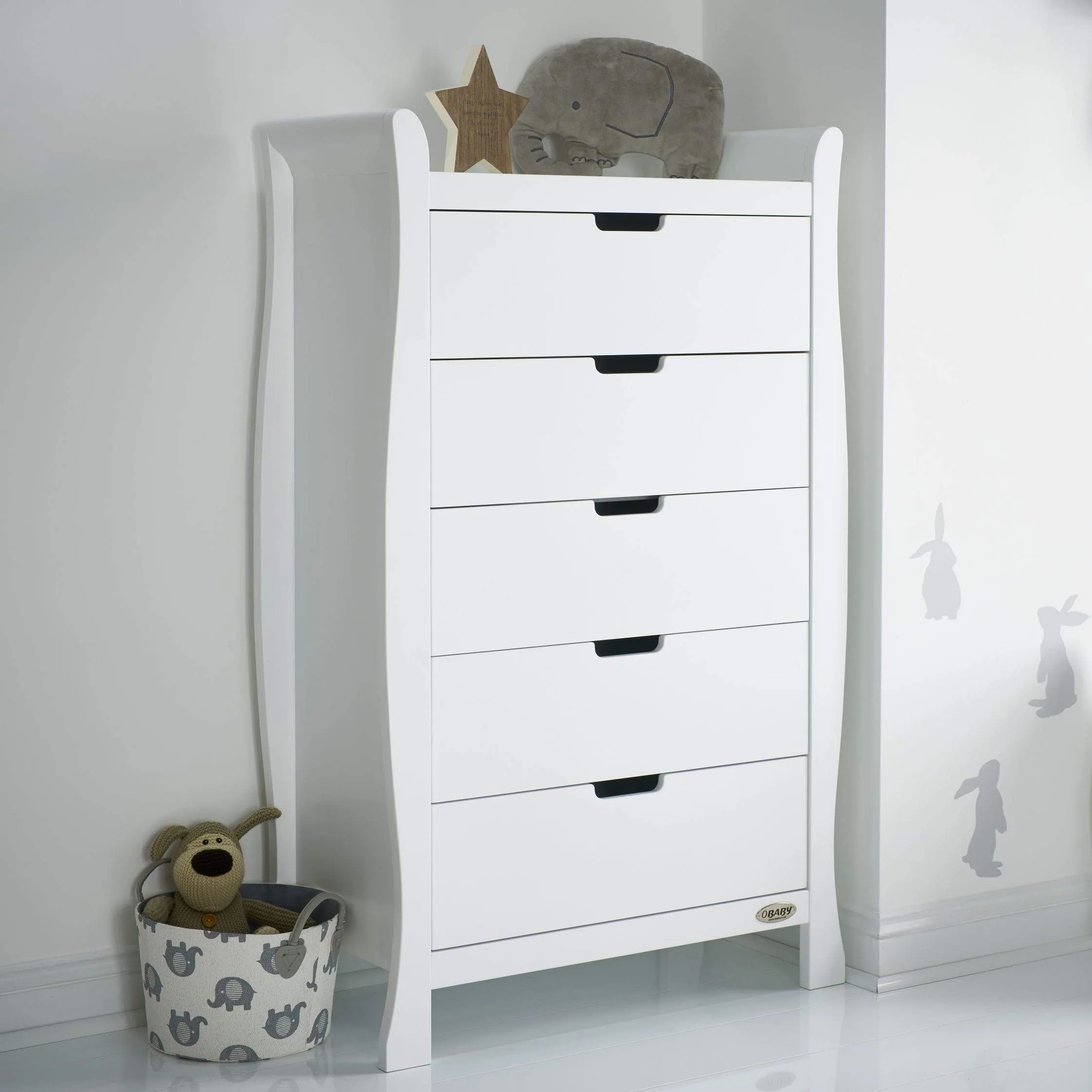 Obaby Stamford Classic 7 Piece Room Set White