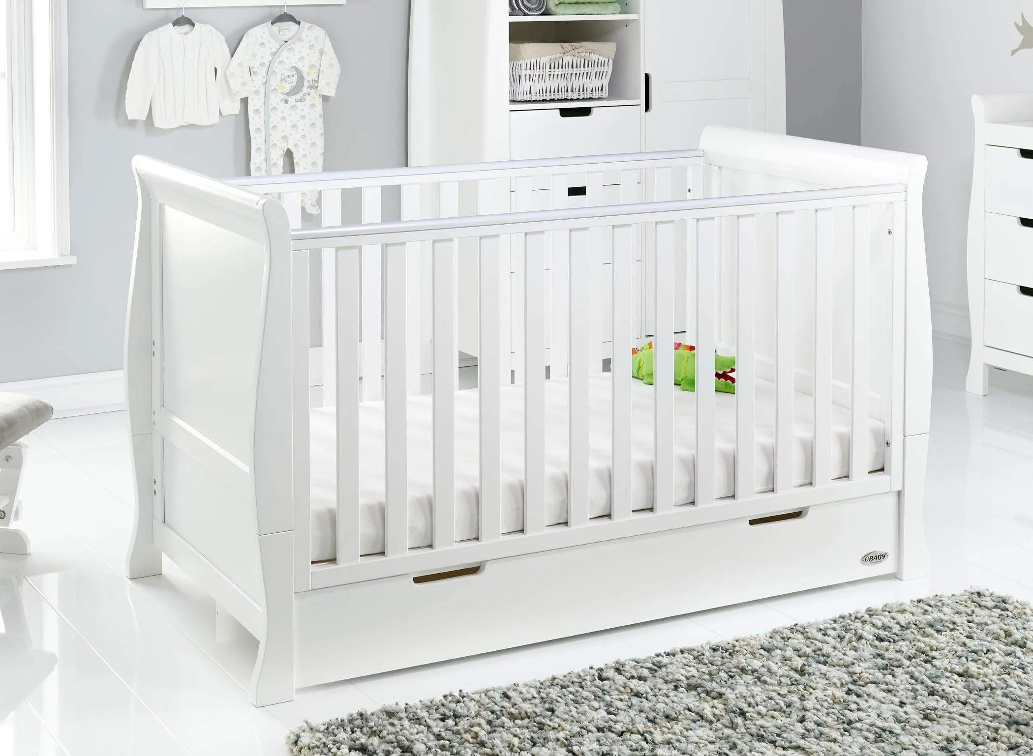 Obaby Stamford Classic 7 Piece Room Set White