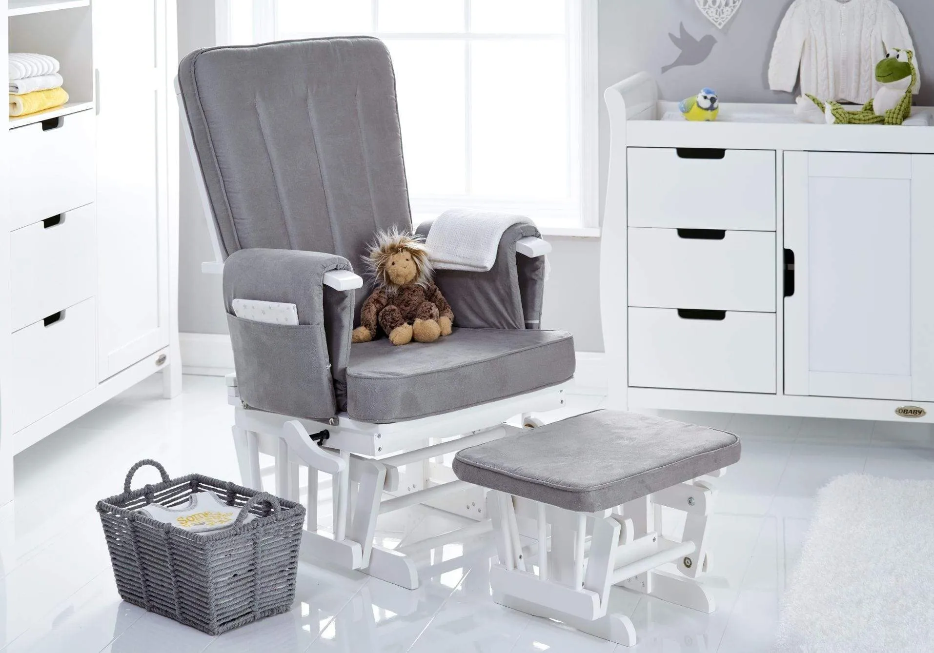 Obaby Stamford Classic 7 Piece Room Set White