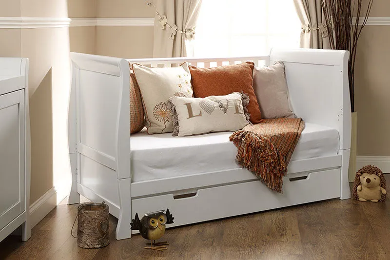 Obaby Stamford Classic Sleigh 4 Piece Room Set - White