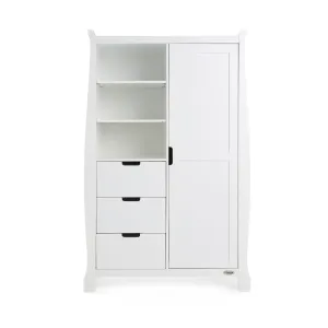 Obaby Stamford Double Wardrobe - White