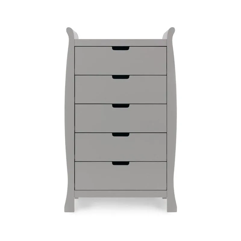 Obaby Stamford Sleigh Tall Chest of Drawers - Direct Delivery