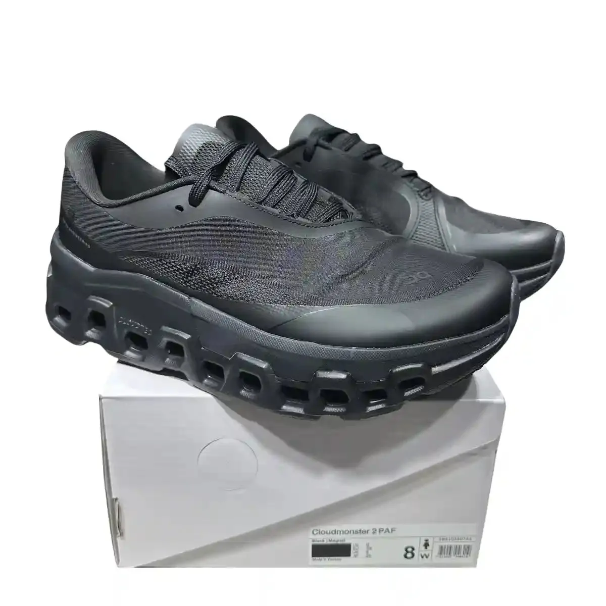 On Cloudmonster 2  Men's Black x PAF Collaboration
