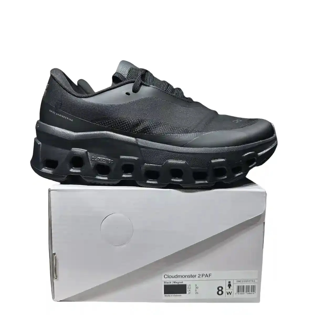 On Cloudmonster 2  Men's Black x PAF Collaboration