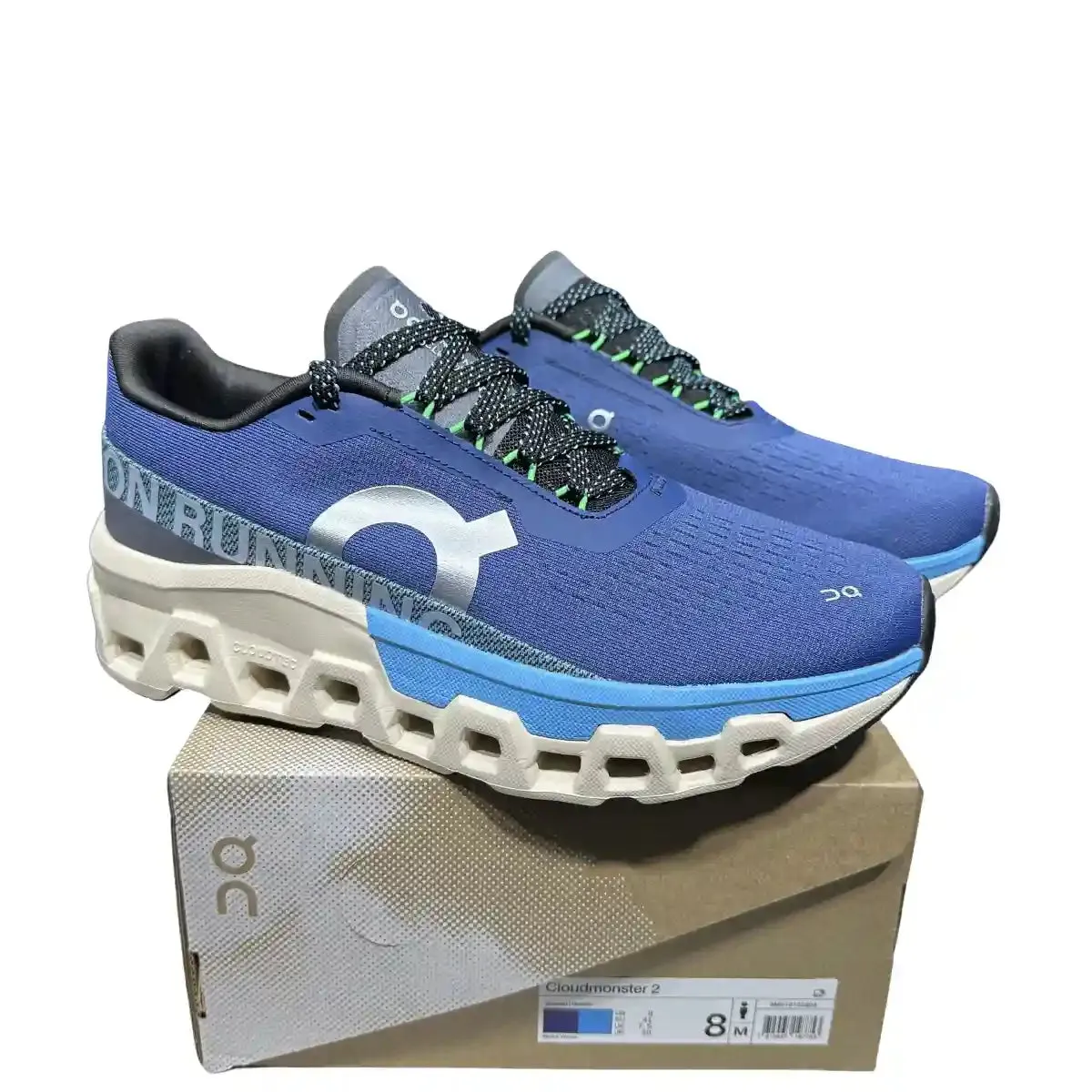 On Cloudmonster 2  Men's Storm Gray/Sky Blue