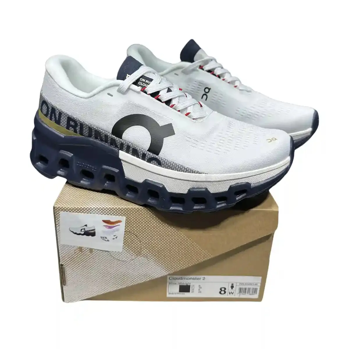 On Cloudmonster 2  Men's White/Blue