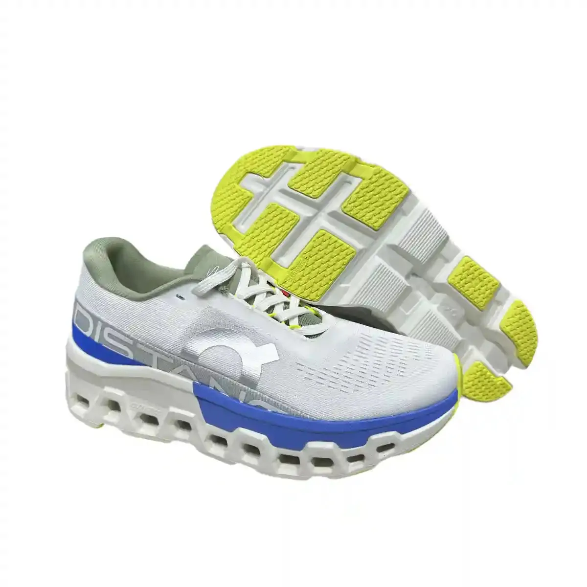 On Cloudmonster 2  Men's White/Cyan Blue