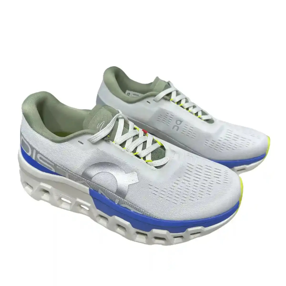 On Cloudmonster 2  Men's White/Cyan Blue