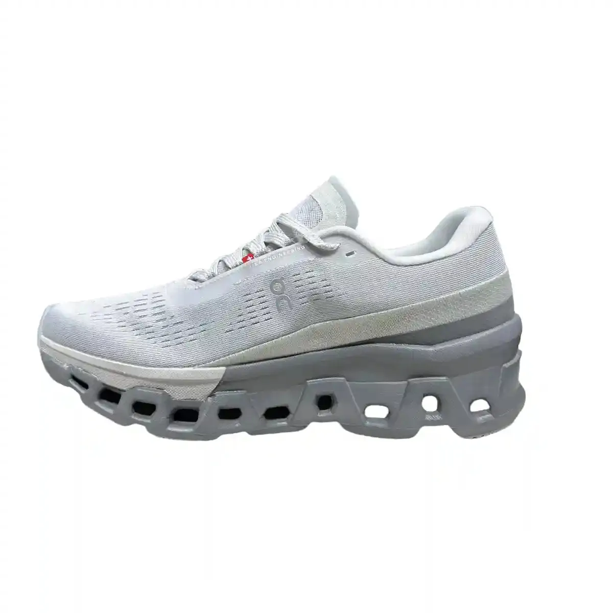 On Cloudmonster 2  Men's White/Gray