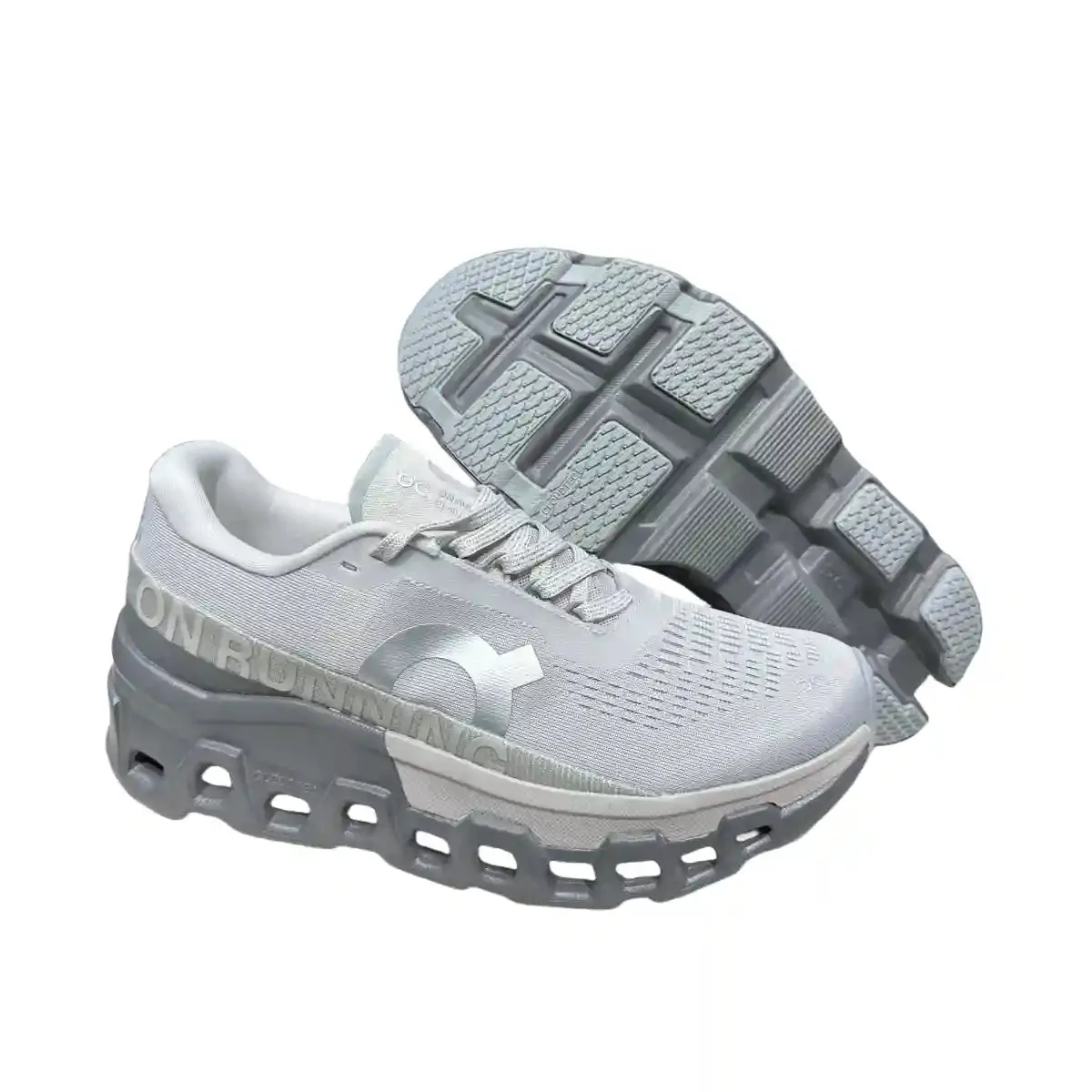 On Cloudmonster 2  Men's White/Gray