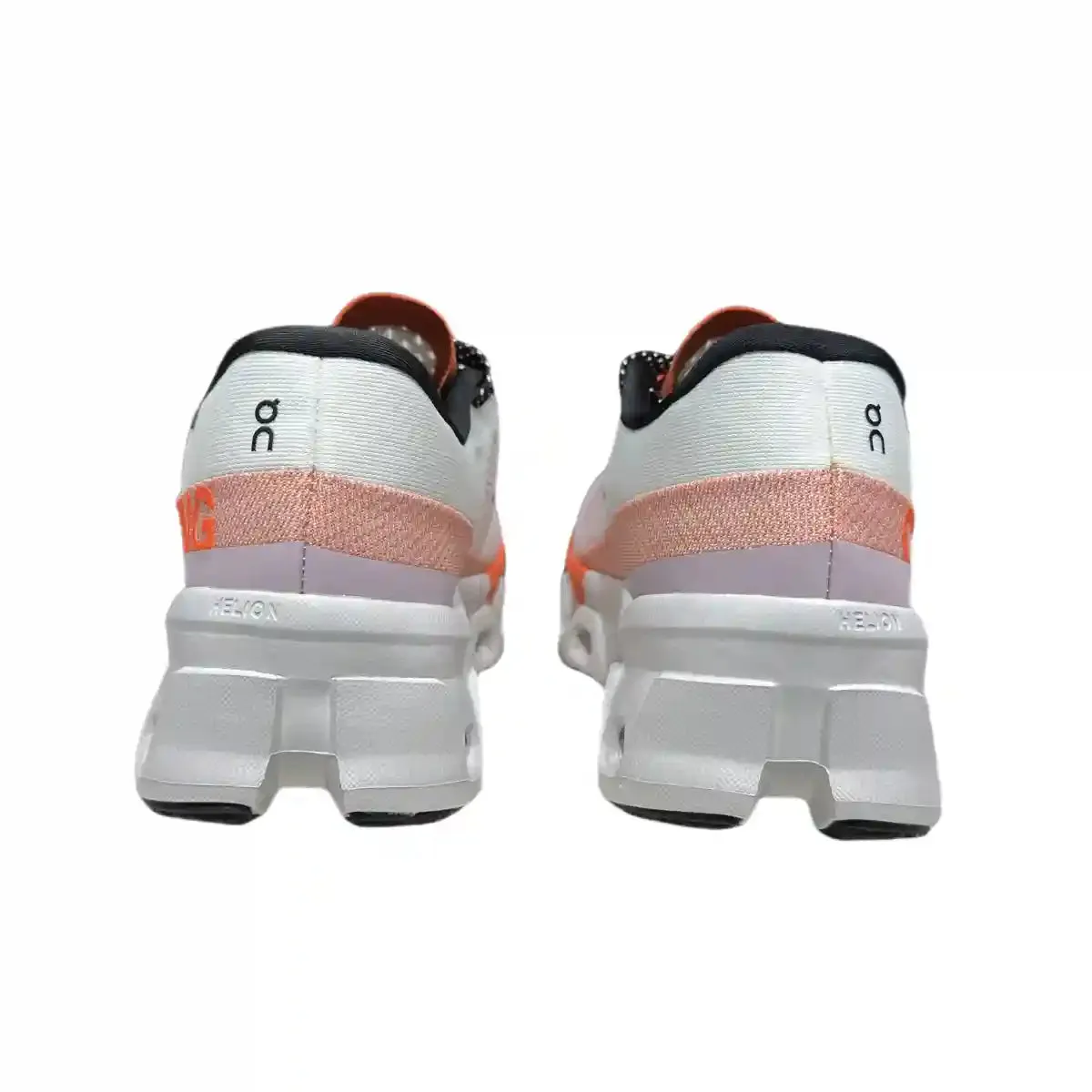 On Cloudmonster 2  Men's White/Tangerine Red