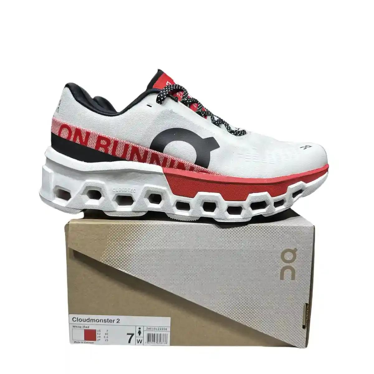 On Cloudmonster 2 Women's   White/Red