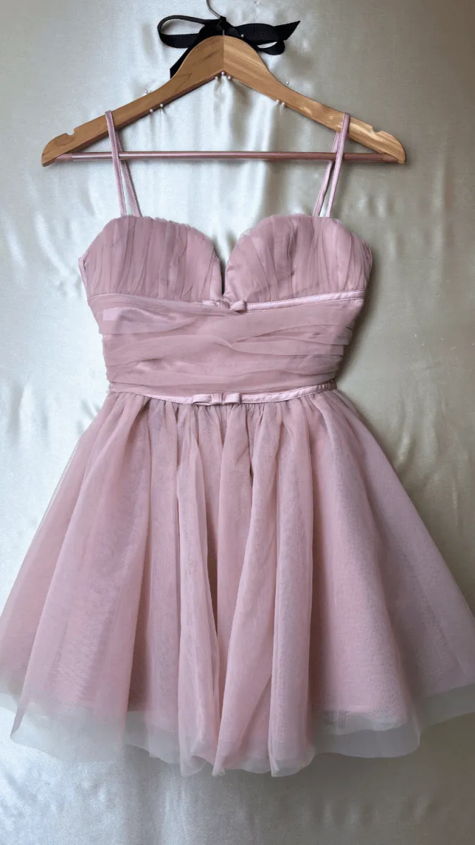 Pink Tulle n Bows Dress