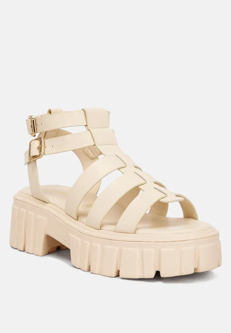 Recycled Faux Feather Gladiators By Ruw