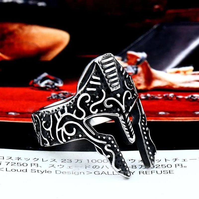 Roman Ancient Mask Ring