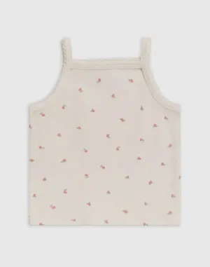 Rosa floral ballet tank