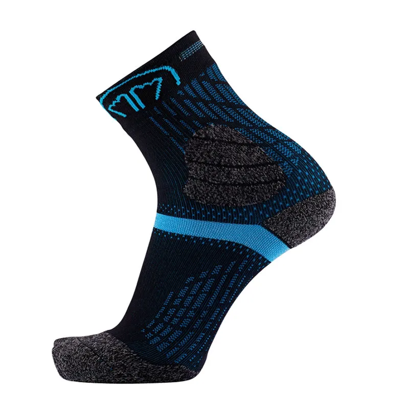 Sidas Trail Double Black & Turquoise Twin Skin Trail Running Socks