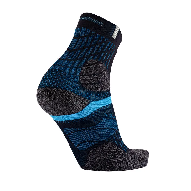 Sidas Trail Double Black & Turquoise Twin Skin Trail Running Socks