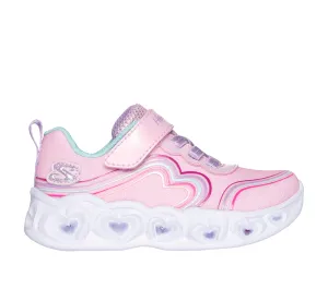 SKECHERS HEART LIGHTS - LIGHT PINK MULTI
